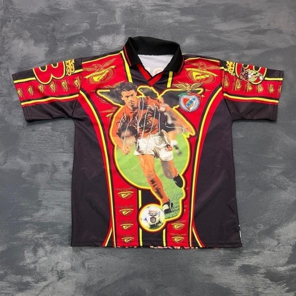 Vintage Joao Pinto Jersey Mens Large 1990s Portugal Benfica